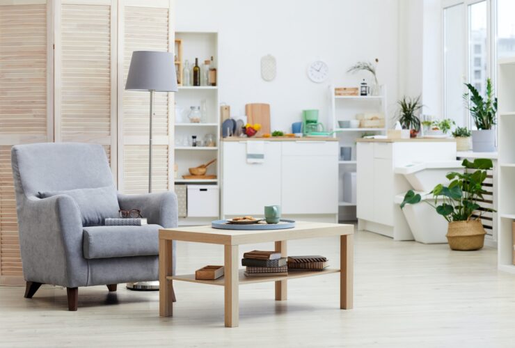 Modern living room at house