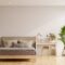 White bedroom interior,work in bedroom.
