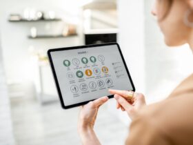 Controlling smart home with a digital tablet