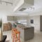 Countertop and cabinets in modern kitchen