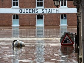 Floodwater - York - England