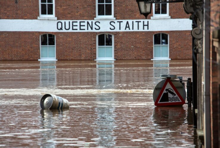 Floodwater - York - England