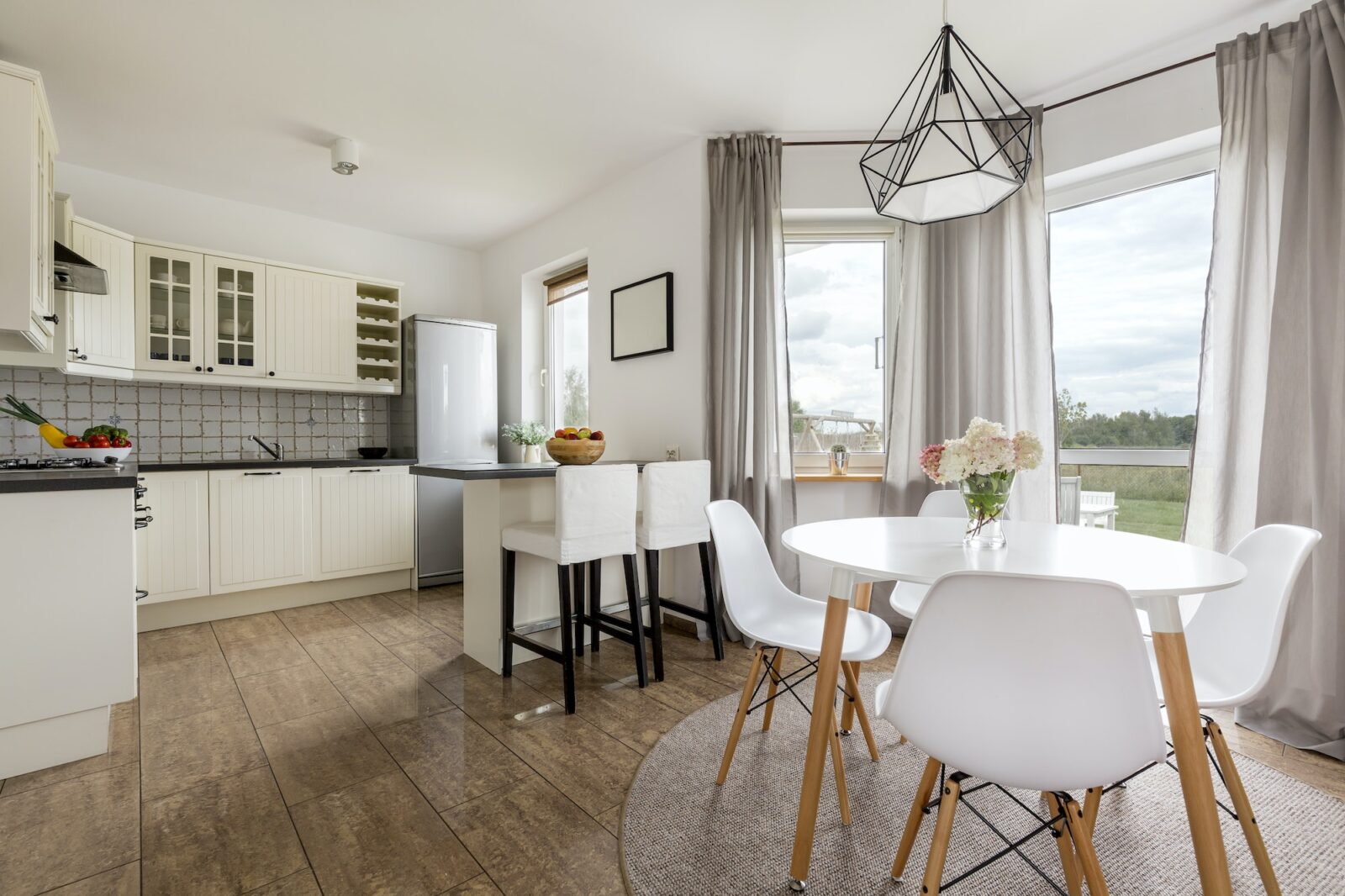 Kitchen in a modern house