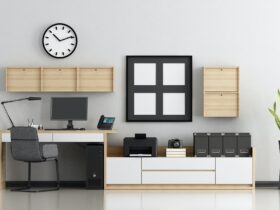 Minimalist home workplace