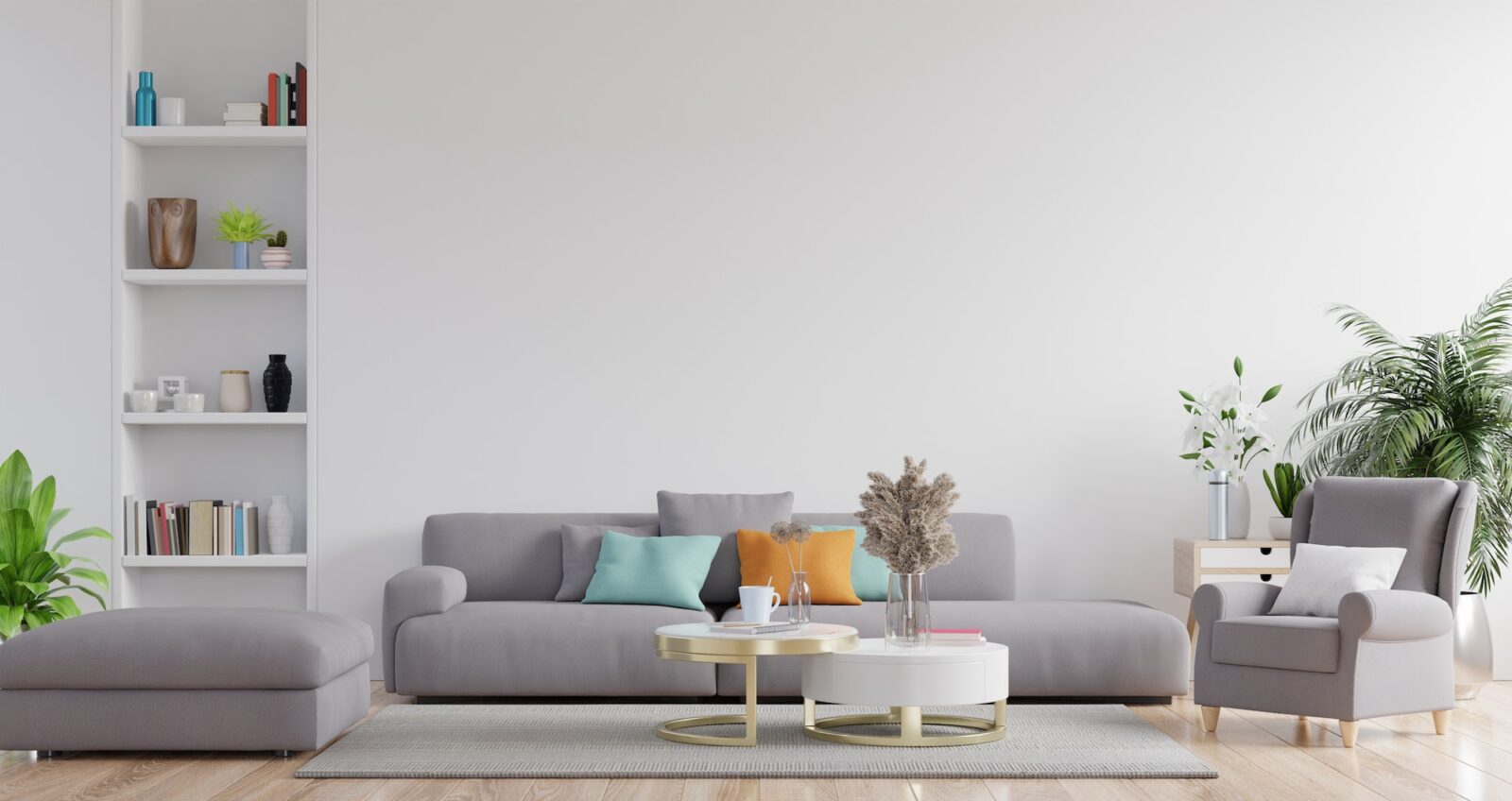 Modern living room interior.