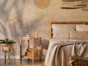 Stylish bedroom interior