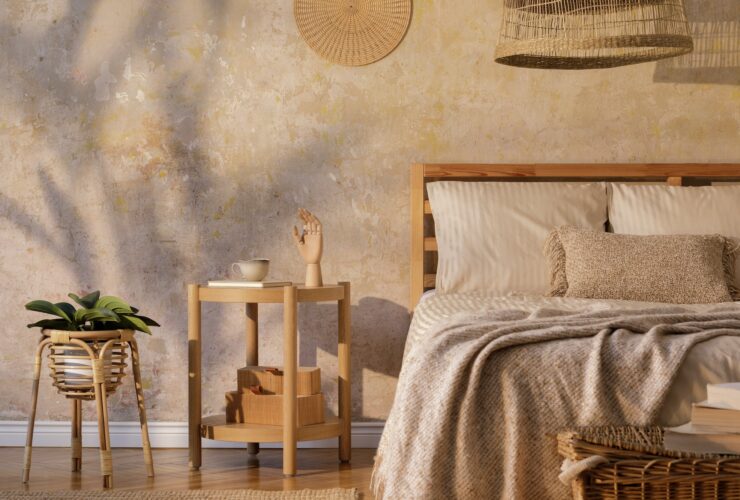 Stylish bedroom interior