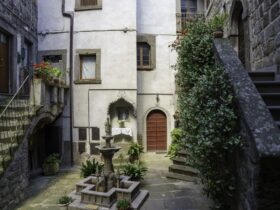 Vitorchiano, medieval village in Viterbo province