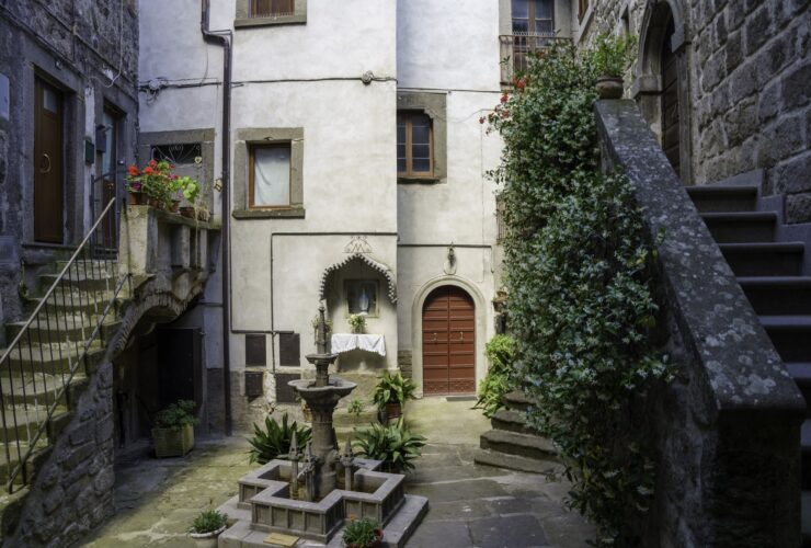 Vitorchiano, medieval village in Viterbo province