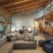 53910,Sofa and armchairs in modern house