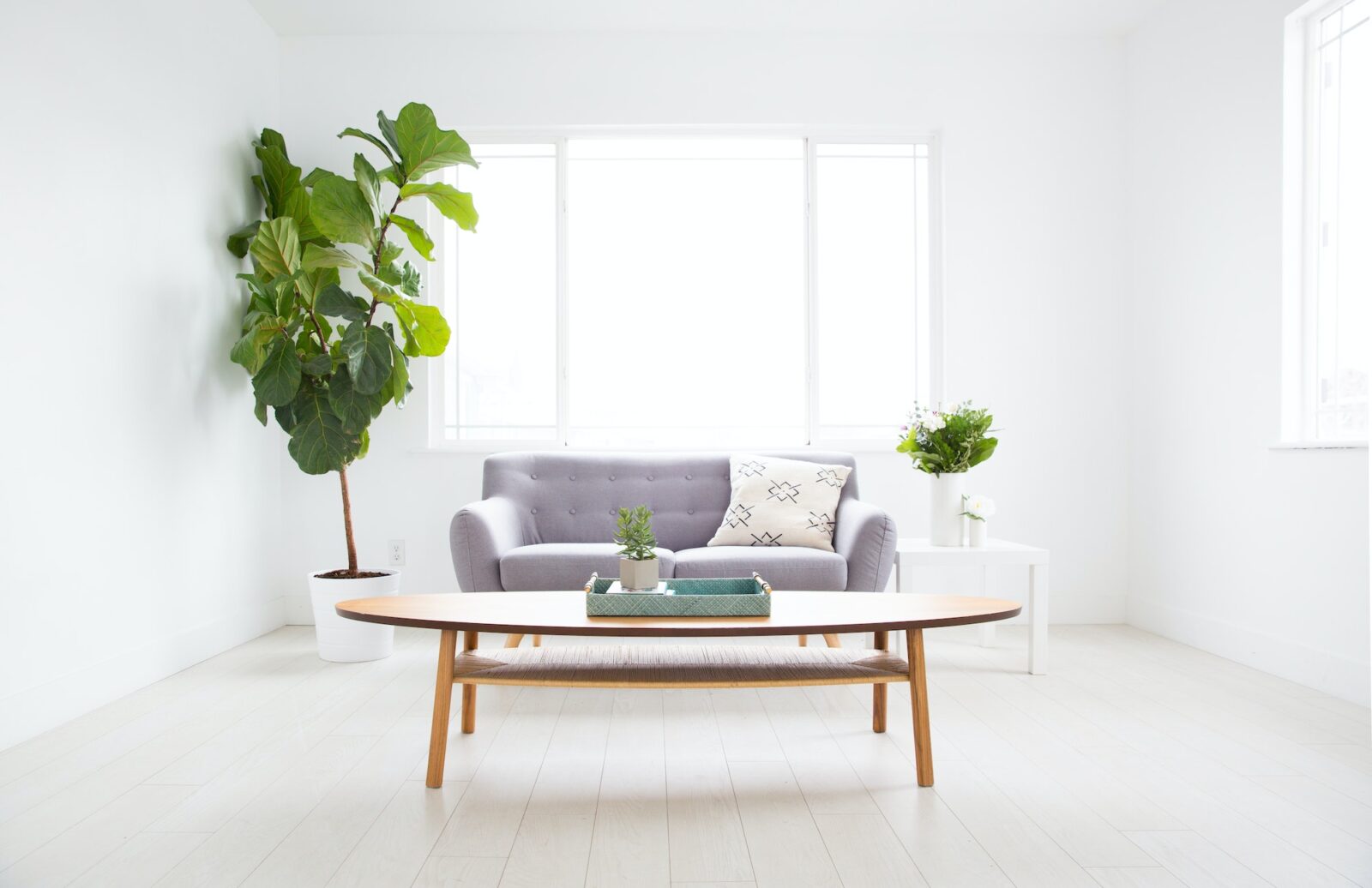 Bright and light living room