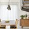 Dining room with stairs