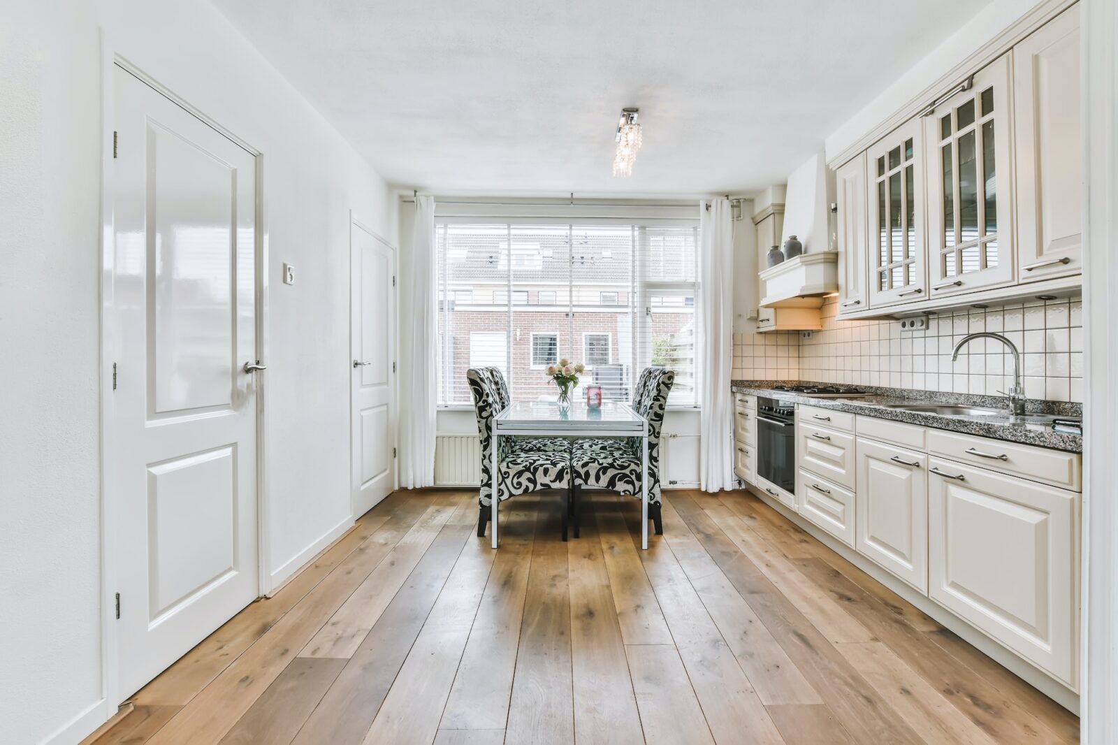 Lovely large kitchen with a large window