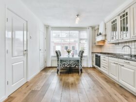 Lovely large kitchen with a large window