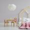 Pastel pink girl's bedroom