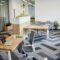 Workspace in Empty Office