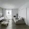 Interiors of a Modern Living Room with Wood Floor