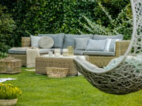 Modern designed garden