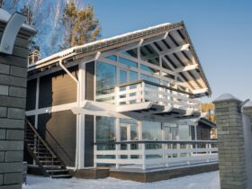Modern House With Large Windows
