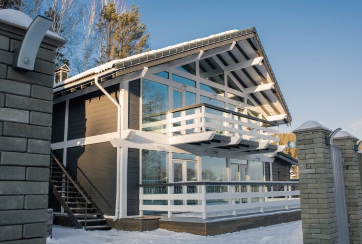 Modern House With Large Windows