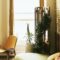 Retro style mid-century modern decorated apartment