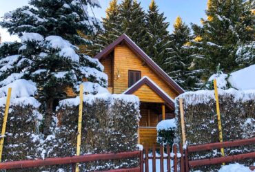 Wooden house,snow,winter,