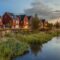 Modern Eco friendly suburban street