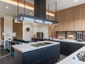 Modern interior of stylish apartment