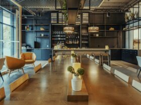 Modern Interior. Restaurant Bar
