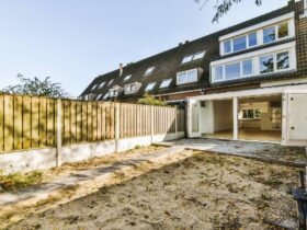 Nice courtyard of the house with beautifully laid tiles