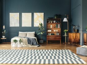 Open room with rug