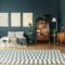 Open room with rug