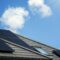 Photovoltaic panels on the house roof