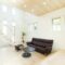 A Modern Japanese House With A Red Handrail On The Living Room Stairs 5