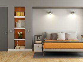 Contemporary master bedroom