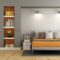 Contemporary master bedroom