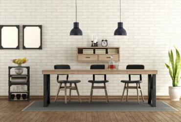 Dining room in industrial style