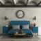 Bedroom in industrial style