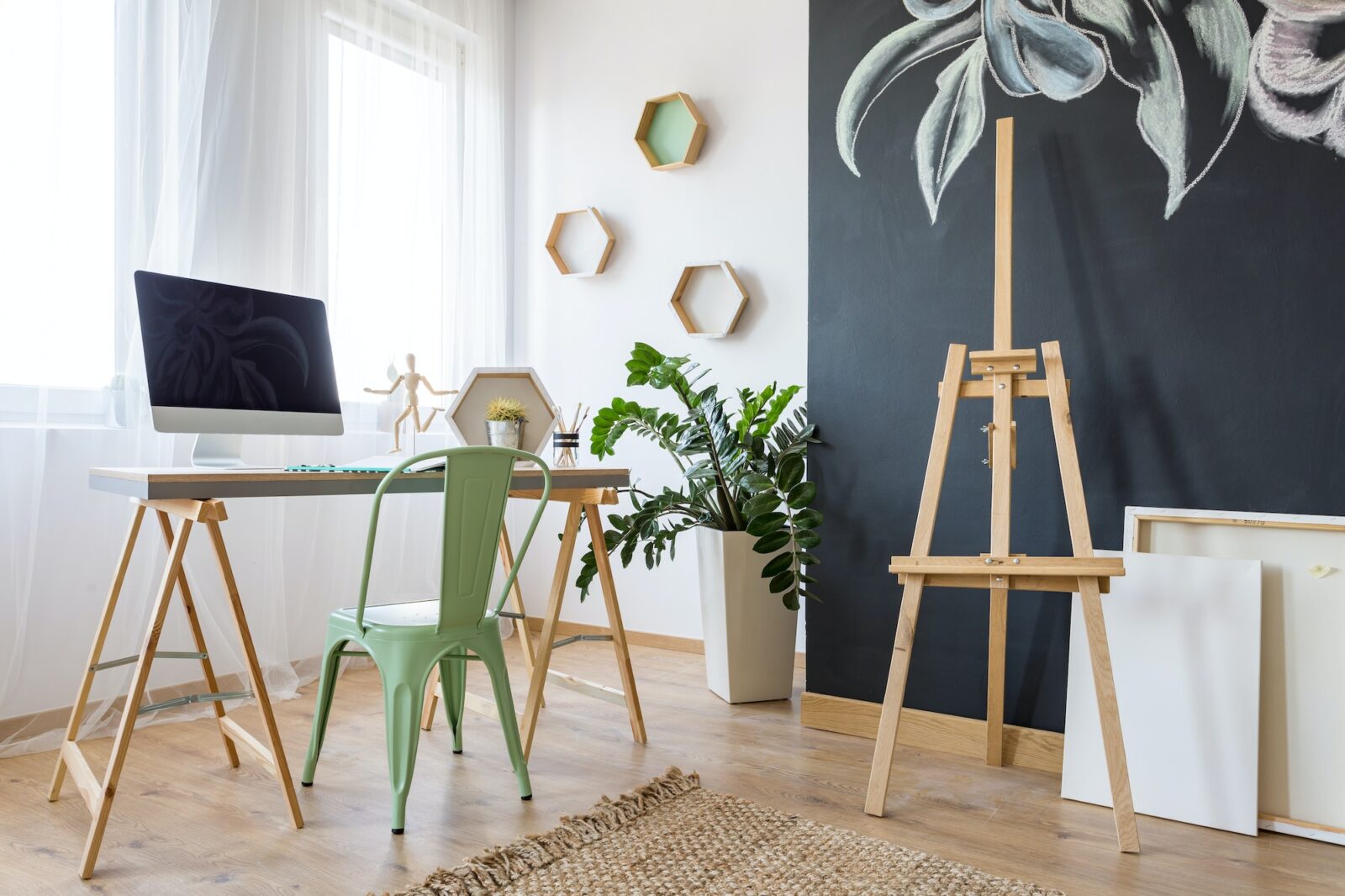 Bright work space