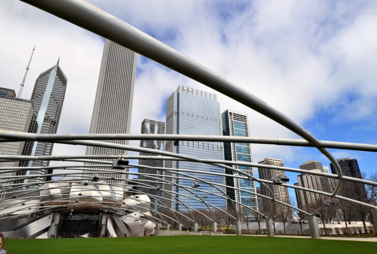 Chicago skyline modern architecture design