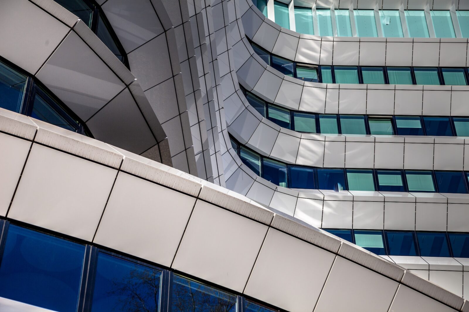 Details in the facade of modern architecture