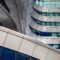 Details in the facade of modern architecture