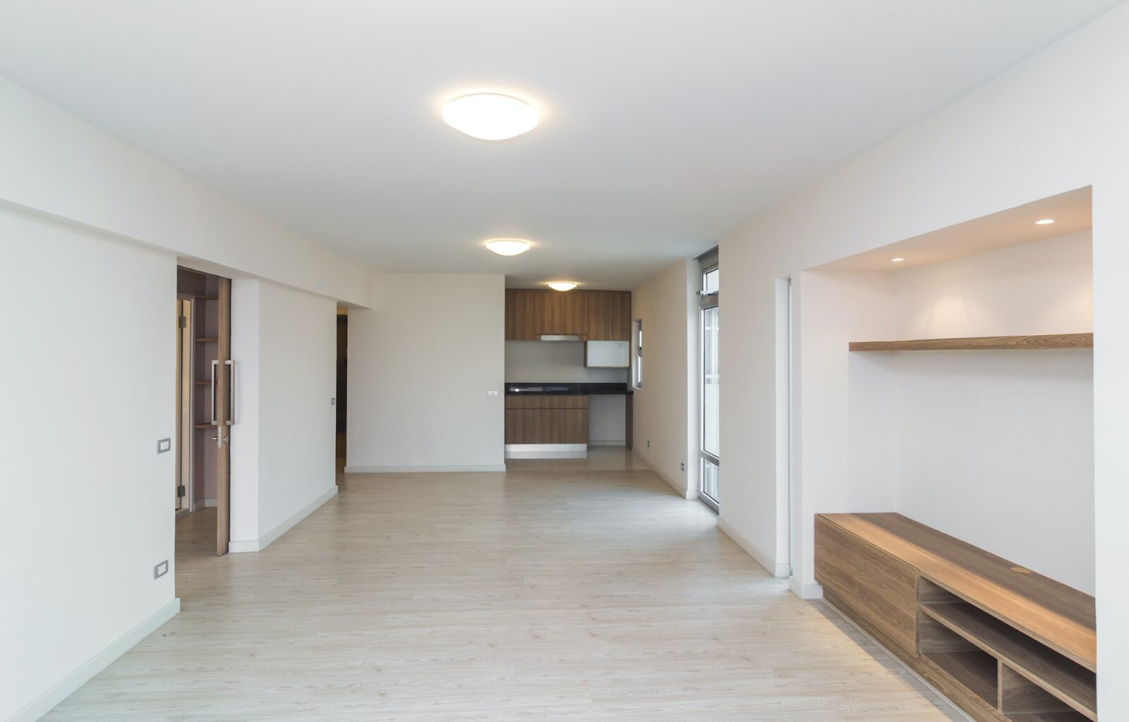Empty Interior Living Room in a new apartment