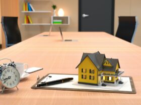 home model with home loan concept