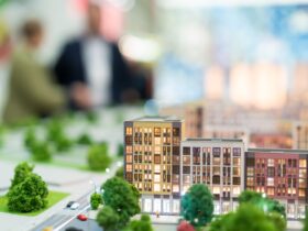 Miniature buildings, real estate