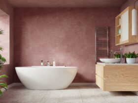 Modern Bathroom interior design .