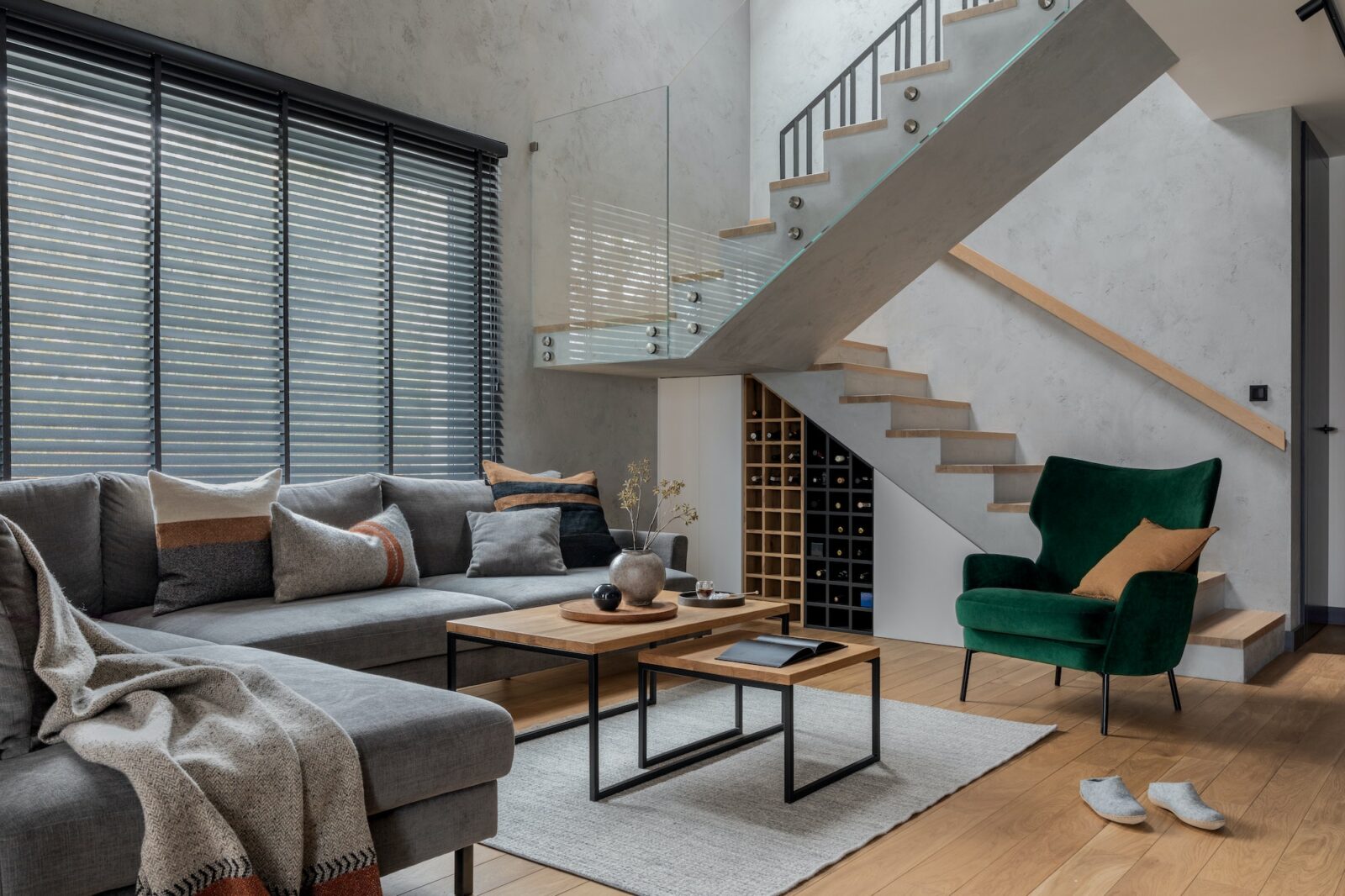 Modern living room interior design