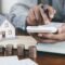 Property investment and mortgage financial concept.