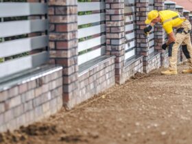 Residential Decorative Fence Building