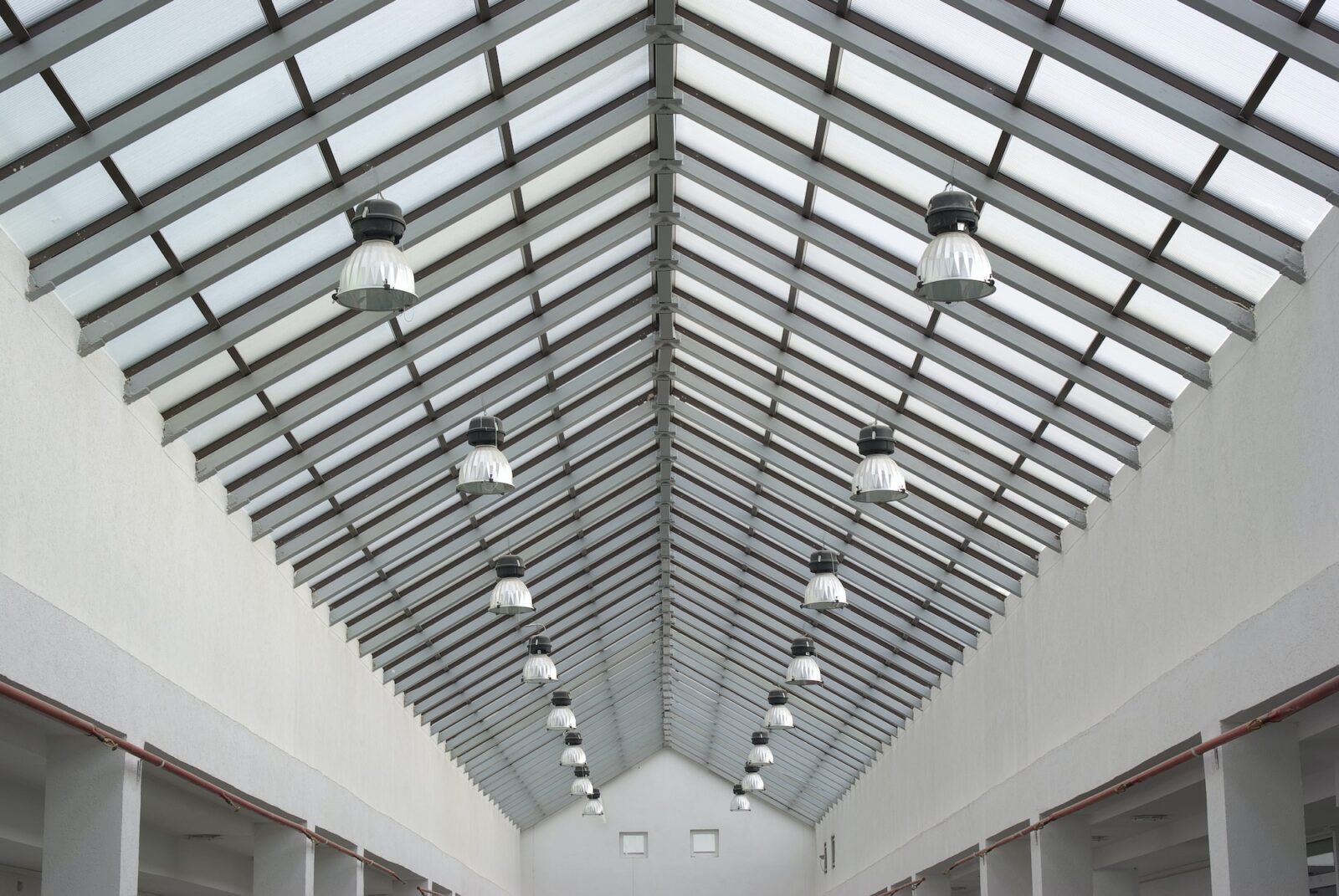 Roof of industry plant